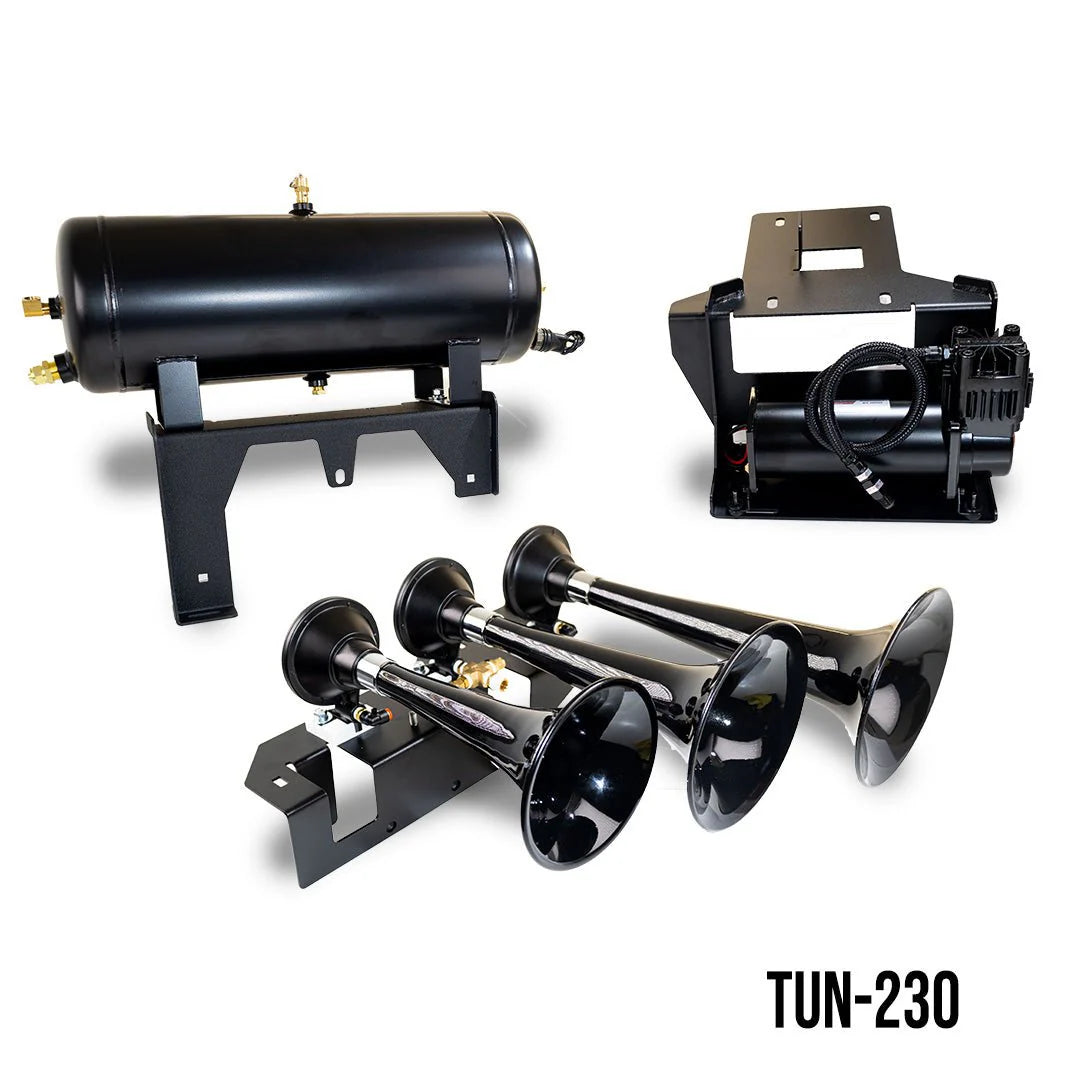 DIRECT FIT TRAIN HORN AND ONBOARD AIR SYSTEMS FOR 2007-2021 TOYOTA TUNDRA