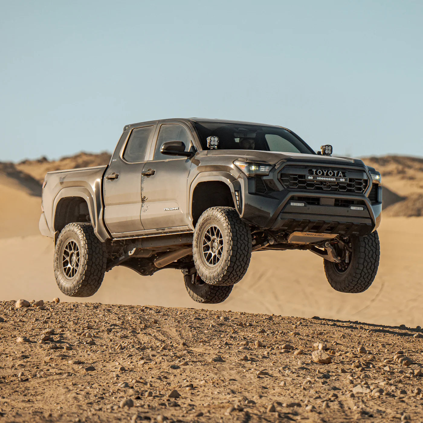 2024–2025 Toyota Tacoma 2.5 Coilovers | DCA Remote Reservoir Front View