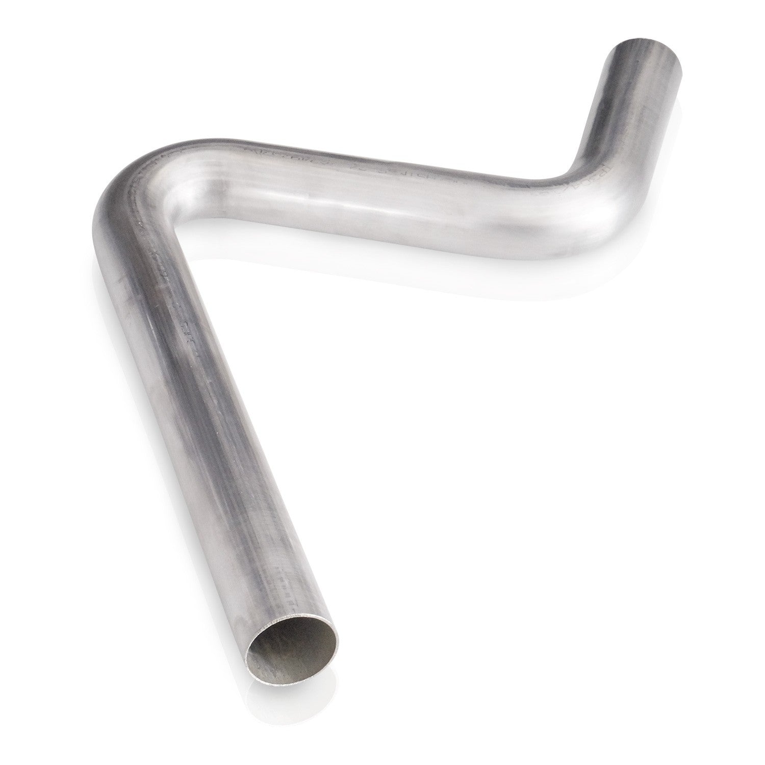 120+90-Degree Double-Bend Tubing Mandrel Bent Stainless Steel Front View