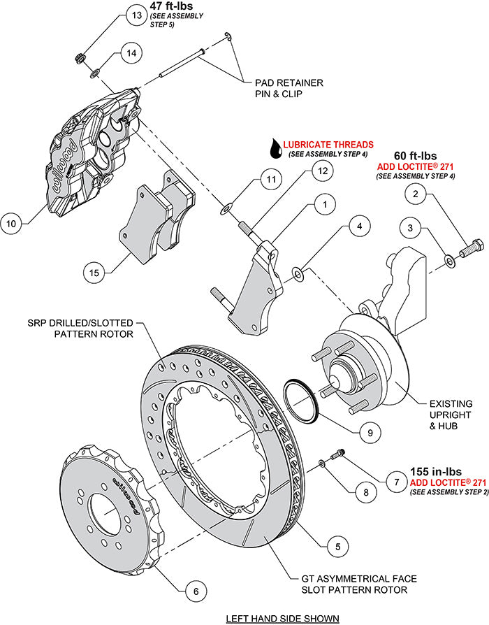 AERO6 Big Brake Front Brake Kit 240SX | 300ZX | Skyline R32 | 18" Wheel Diameter Minimum