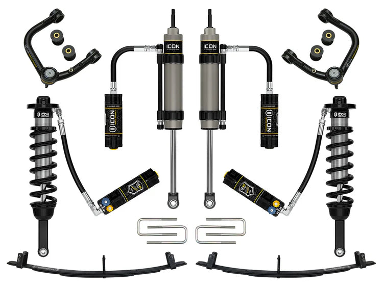 ICON 2005-2015 Toyota Tacoma 0-3.5" Lift/2016-2023 Tacoma 0-2.75" Lift, Stage 7 Suspension System, Tubular, CDCV
