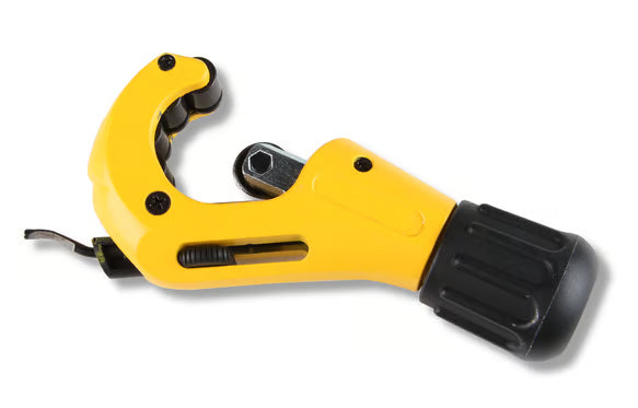 Earl's Tubing Cutter w/ Deburring Tool Front View Yellow