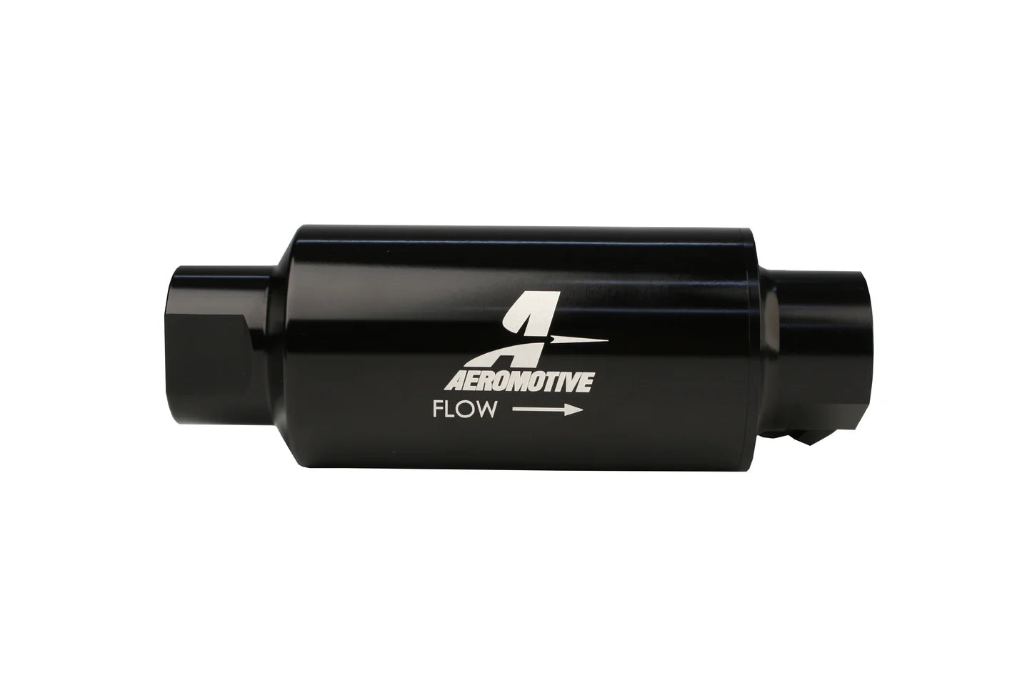 10 Micro Black Dual Outlet Oil/Fuel Filter with ORB-10 Ports