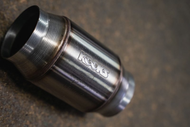 1-7/8" Header and GREEN Connection Kit. 2007-2008 GM 1500 Series 4.8L/5.3L/6.0L Front View