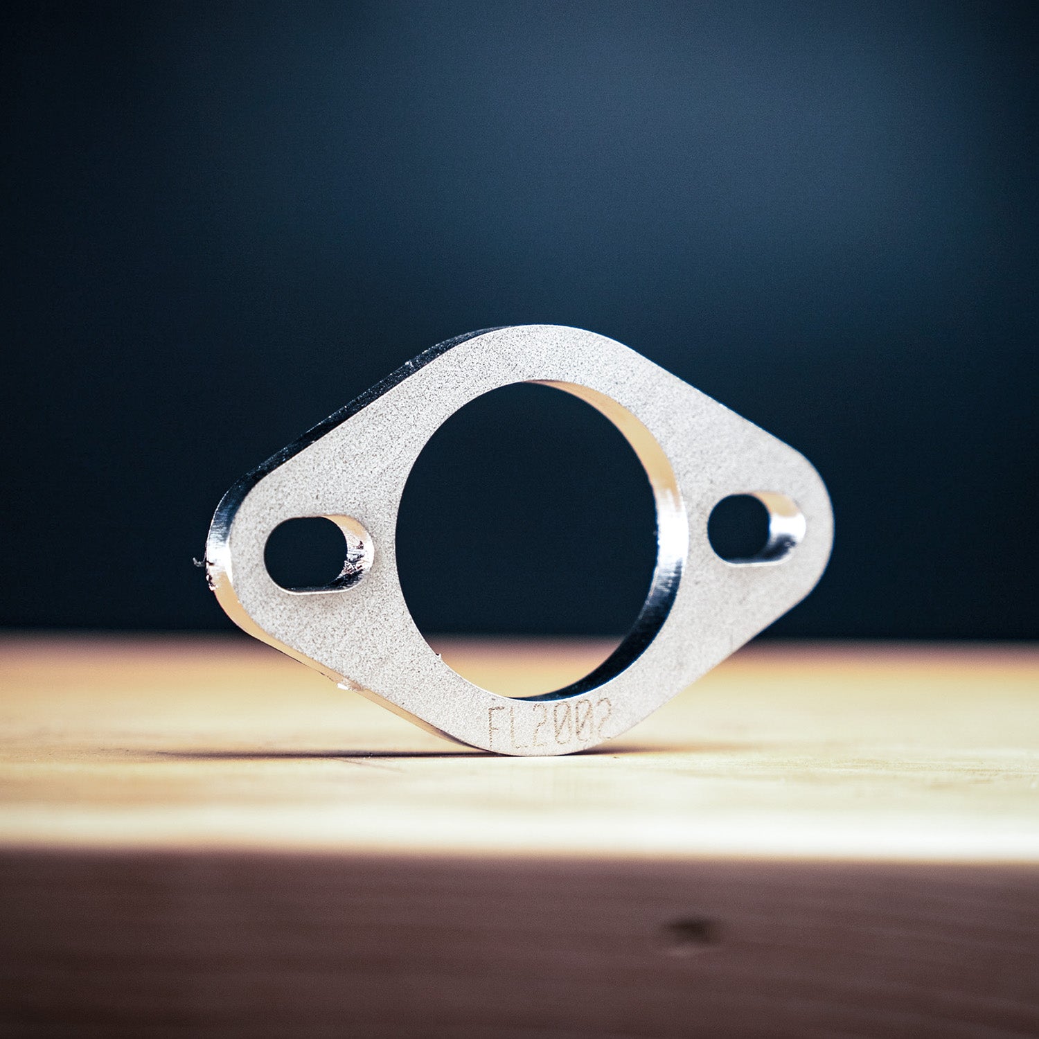 2 Bolt Exhaust Flange With Inner Diameter Options Front View