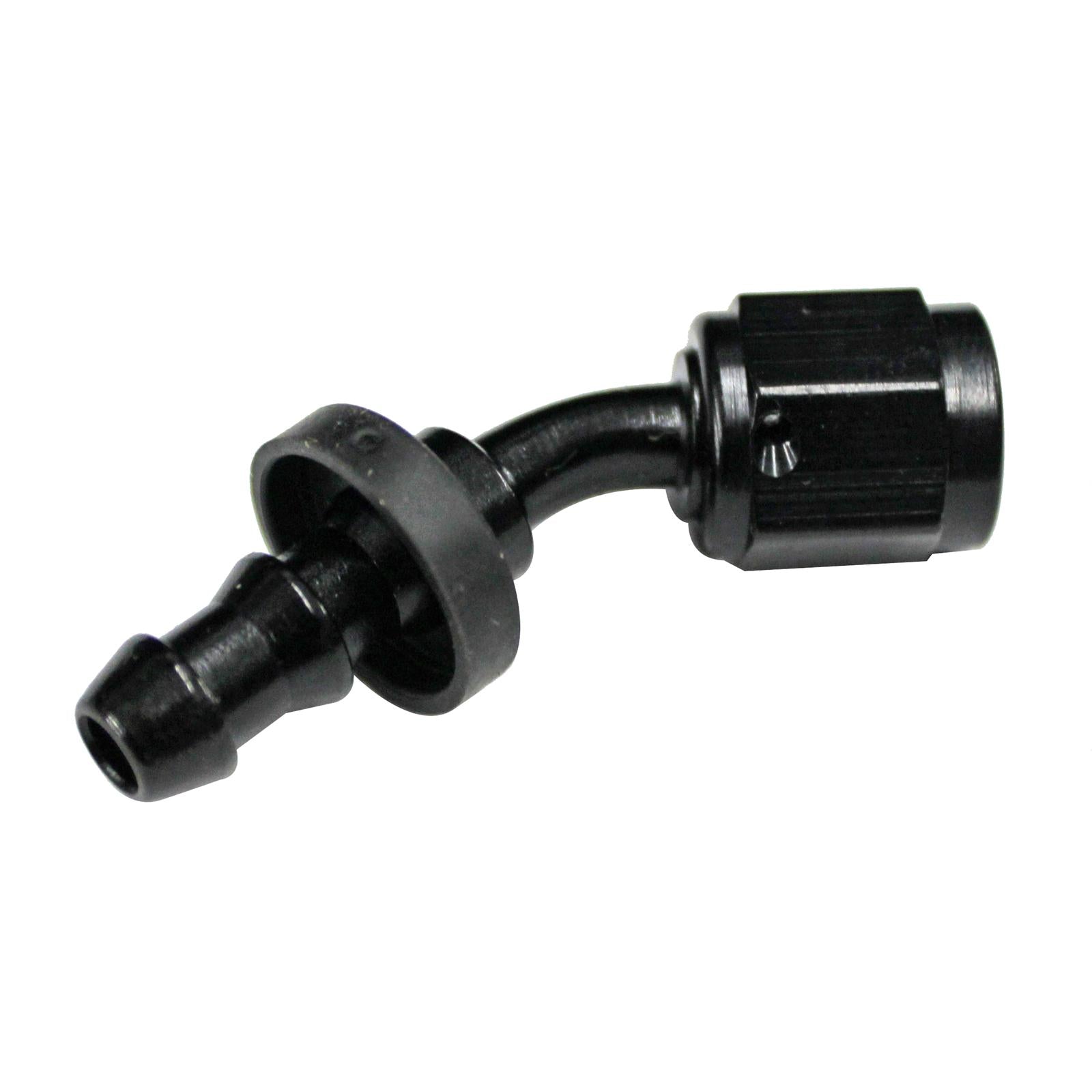 Fragola Performance Systems Series 8000 Push-Lite Race Hose Ends 45° Front View
