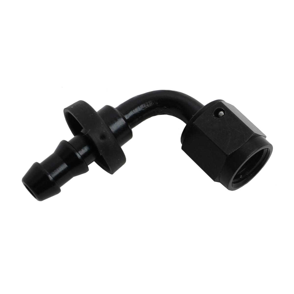 Fragola Performance Systems Series 8000 Push-Lite Race Hose Ends 90° Front View