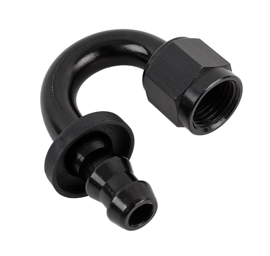 Fragola Performance Systems Series 8000 Push-Lite Race Hose Ends 180° Front View