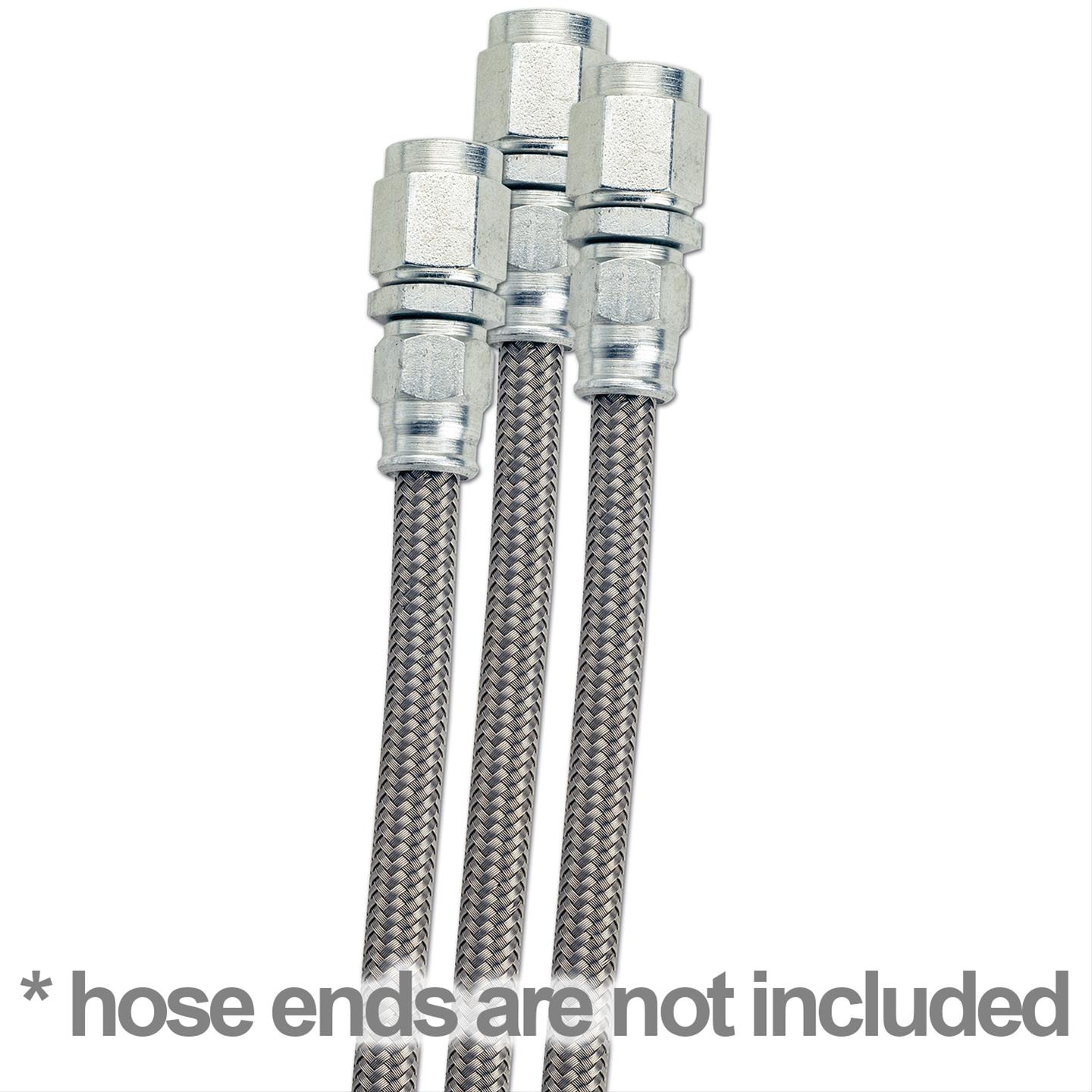 Fragola Performance Systems 6000 Series PTFE-Lined Braided Stainless Hoses Front View