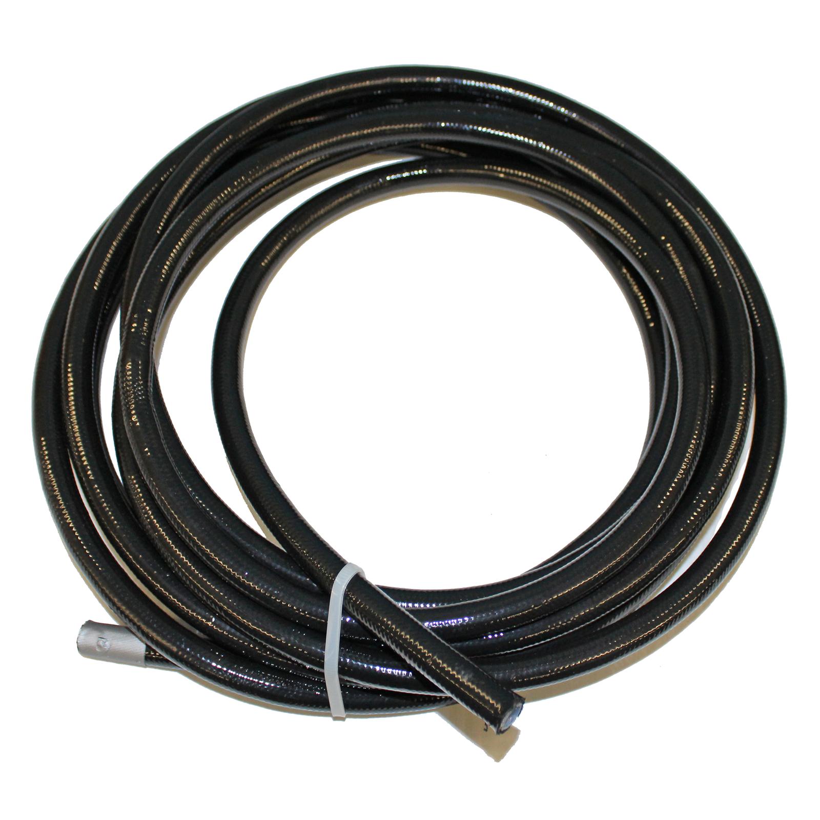 Fragola Performance Systems 6000 Series PTFE-Lined Braided Stainless Hoses – BLACK Front View