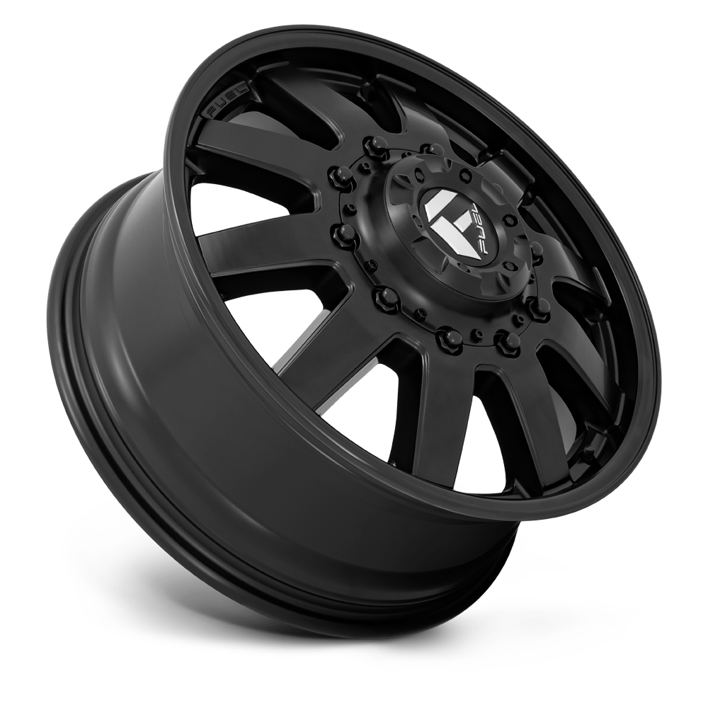 Fuel Wheels | MAVERICK DUALLY Front View Black