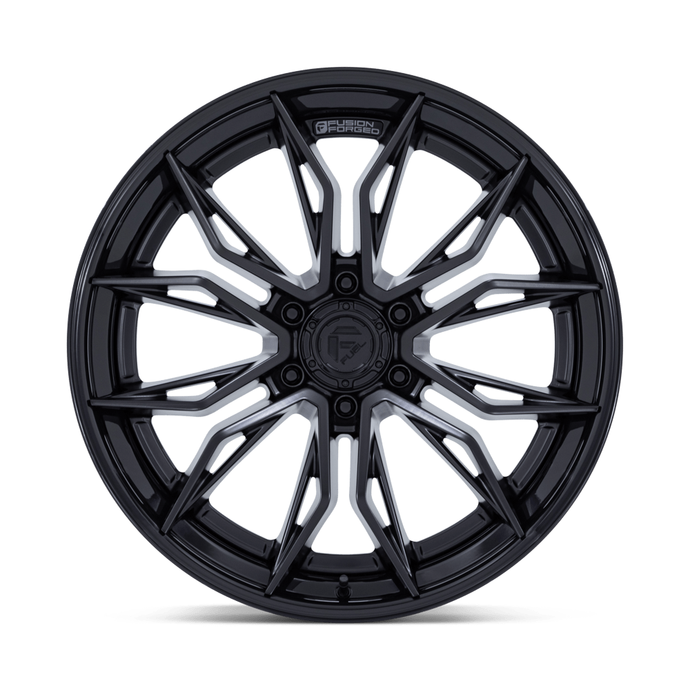 Fuel Wheels | MUTINY Front View Black
