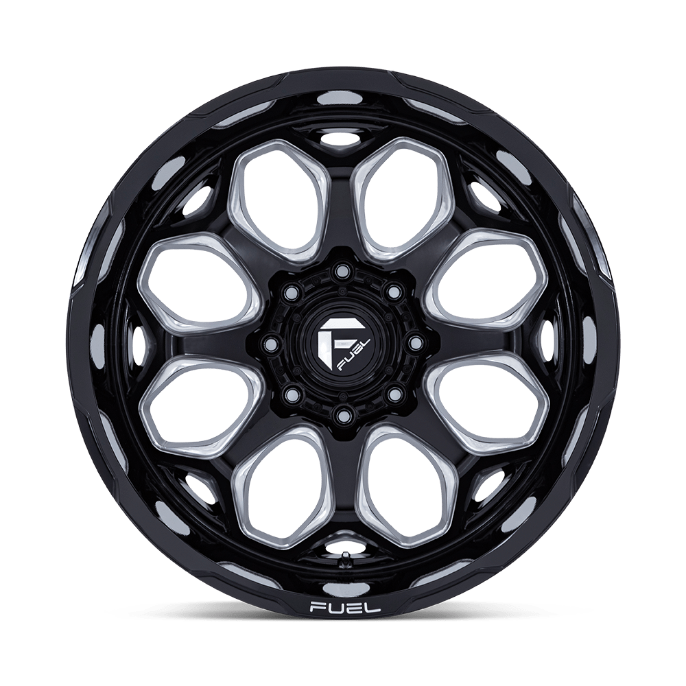 Fuel Wheels | SCEPTER Front View Black