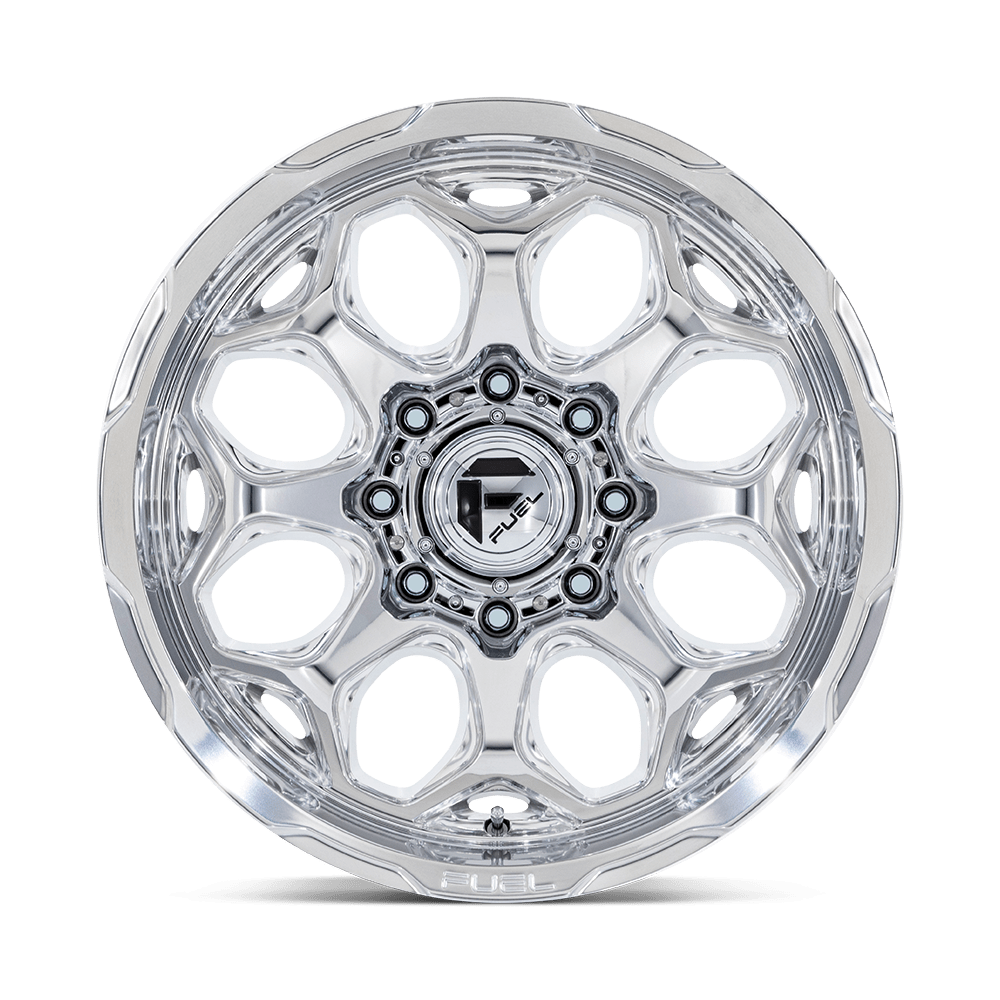 Fuel Wheels | SCEPTER Front View Silver