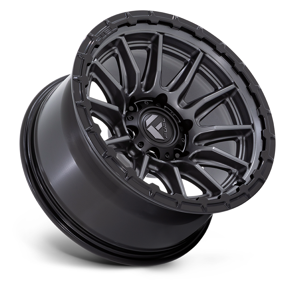 Fuel Wheels | PISTON Front View Black