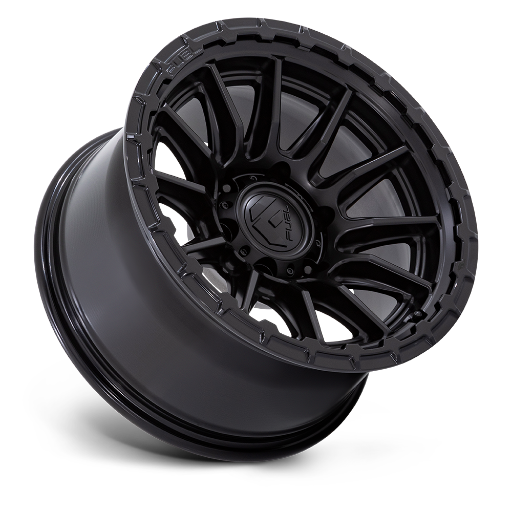 Fuel Wheels | PISTON Front View Black