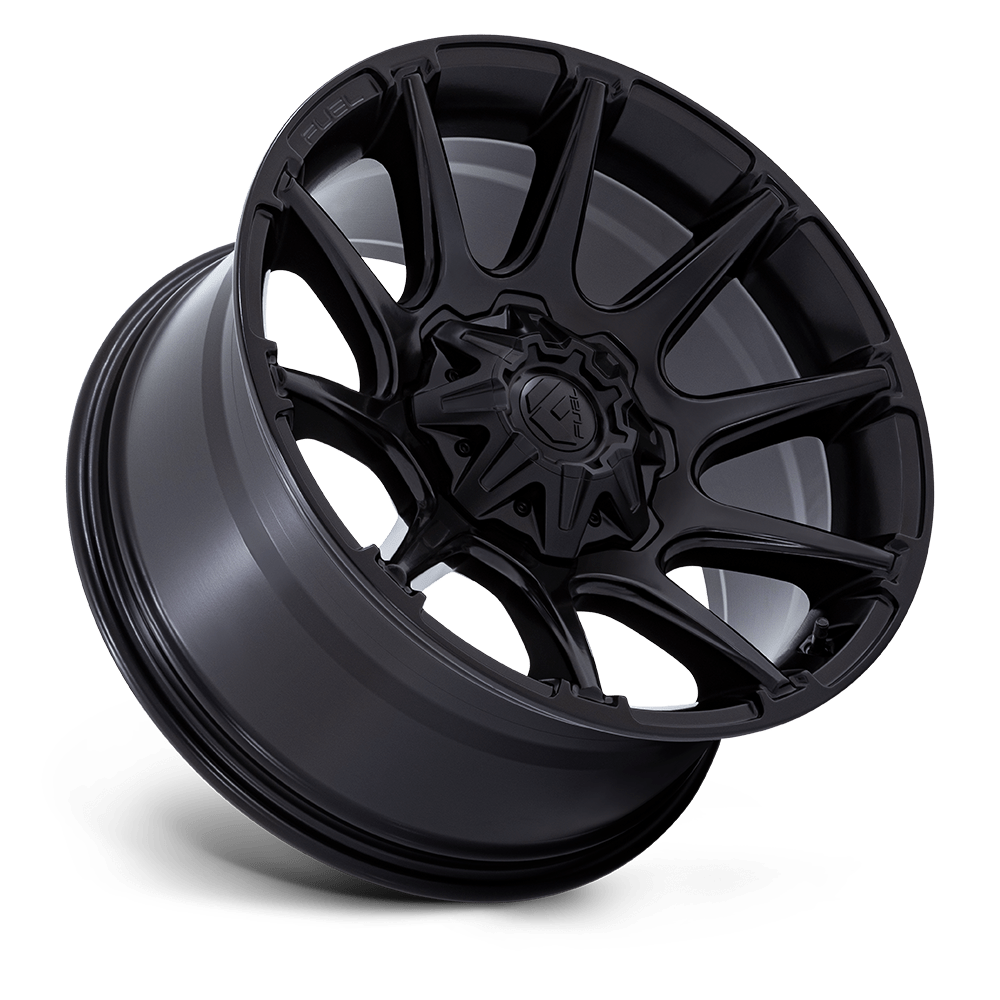 Fuel Wheels | SUPER C Front View Black