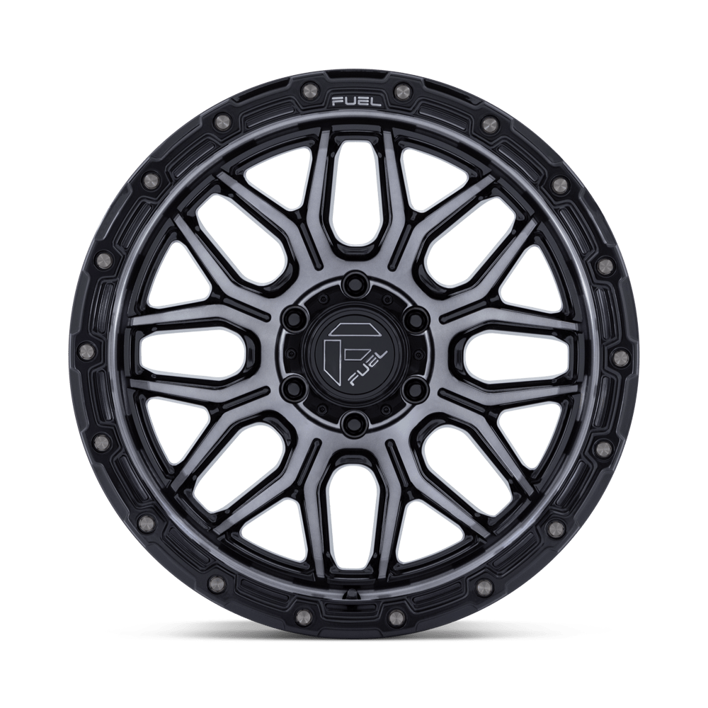 Fuel Wheels | SURGE Front View Black