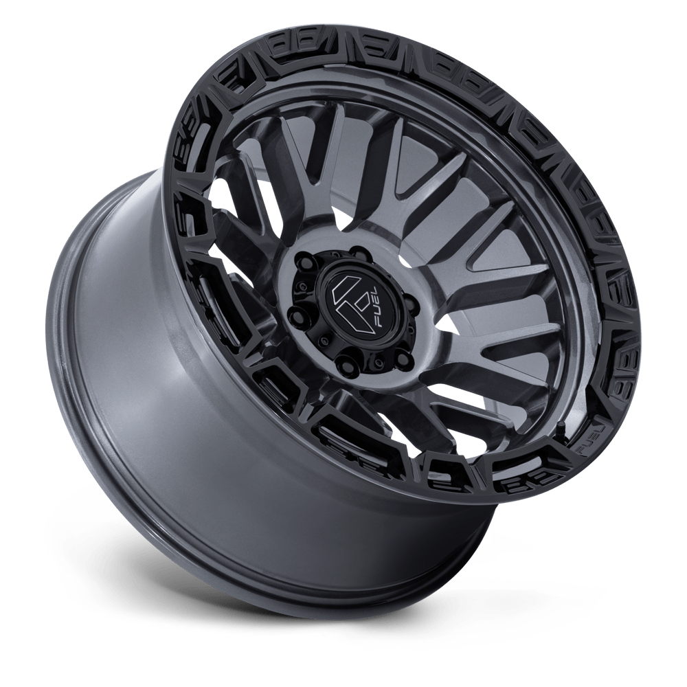 Fuel Wheels | RAIL Front View Black