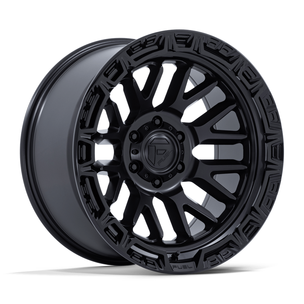 Fuel Wheels | RAIL Front View Black