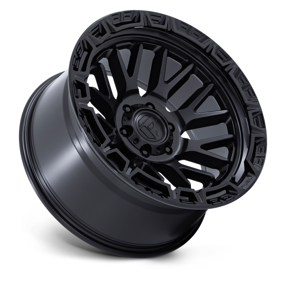 Fuel Wheels | RAIL Front View Black