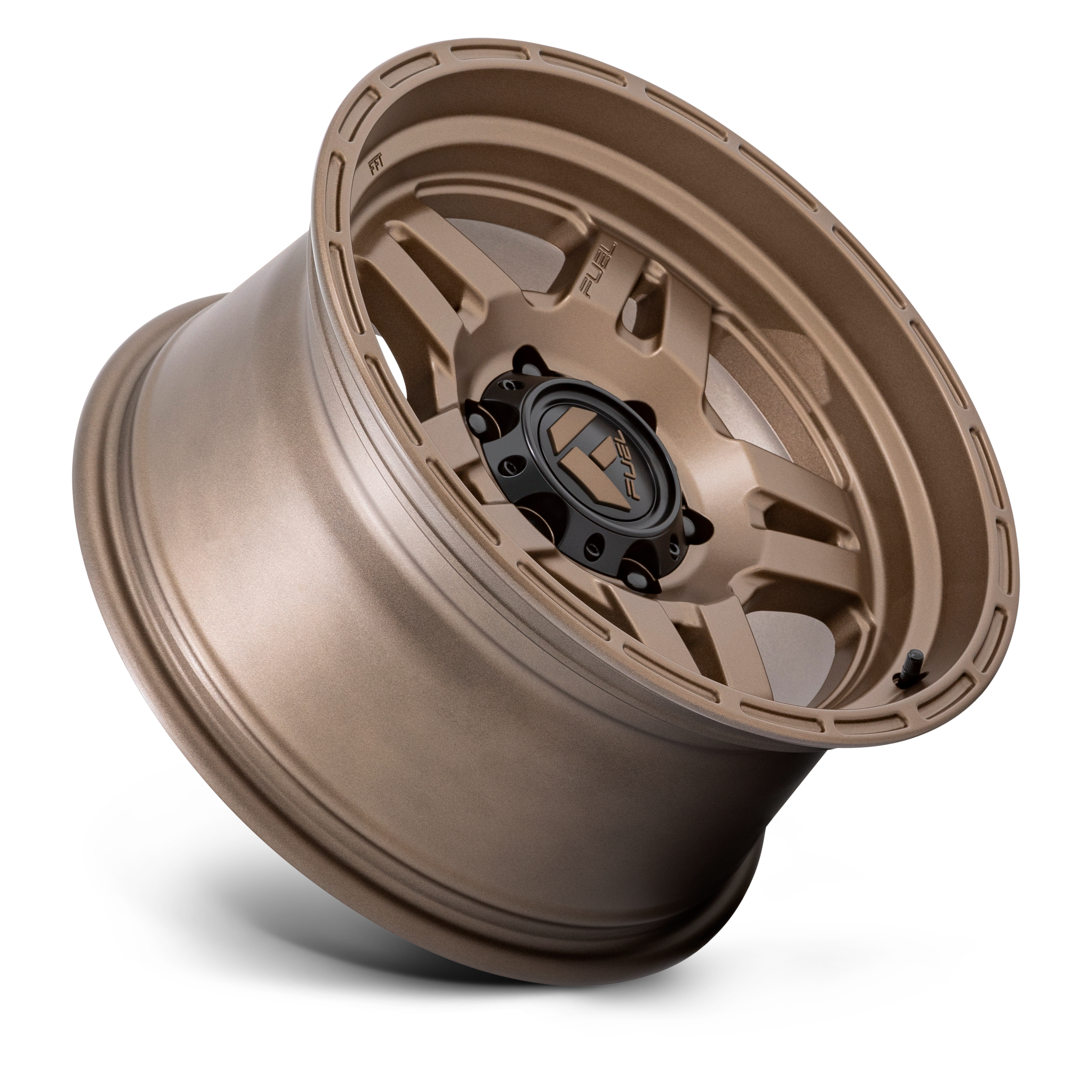 Fuel Wheels | OXIDE Front View Bronze