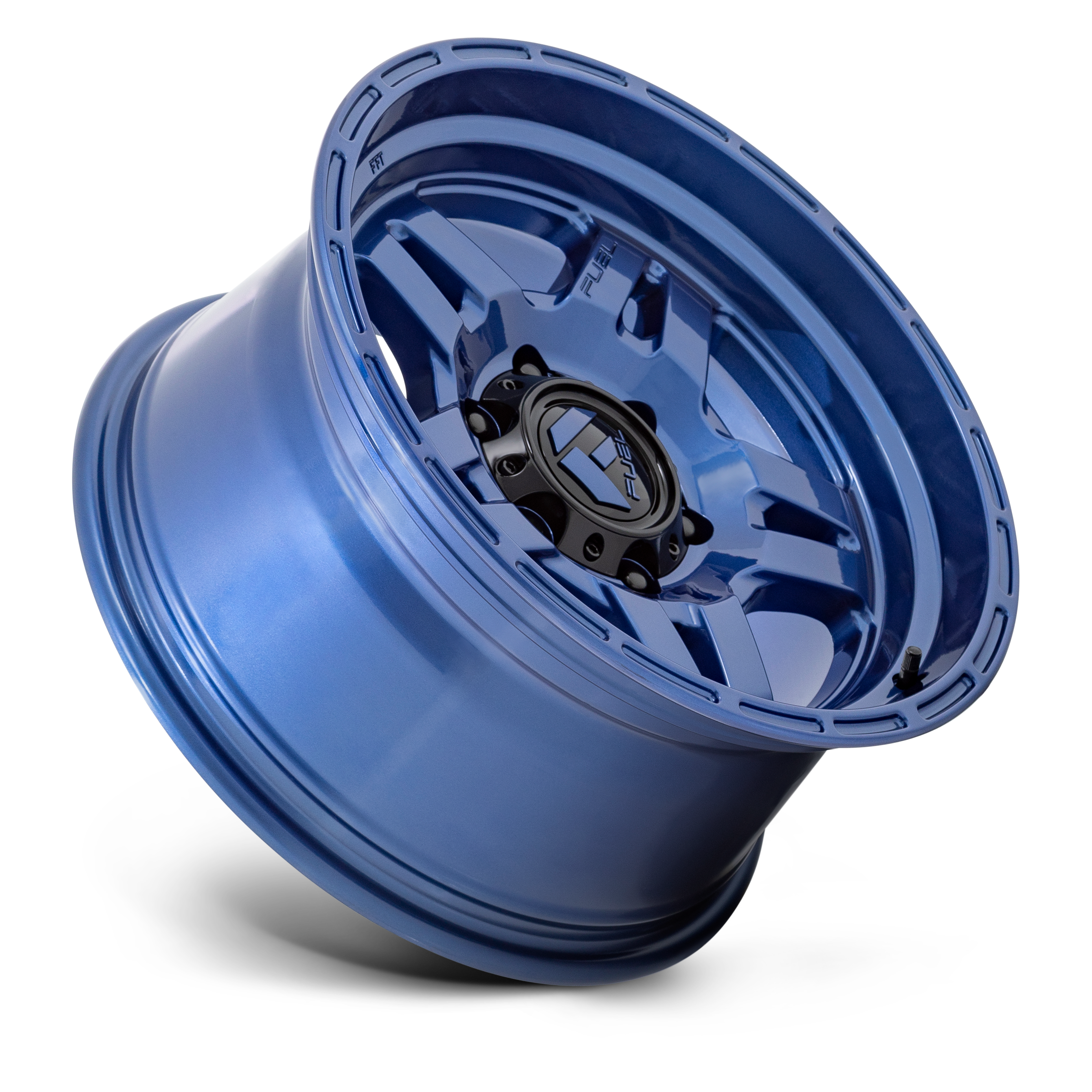 Fuel Wheels | OXIDE Front View Blue