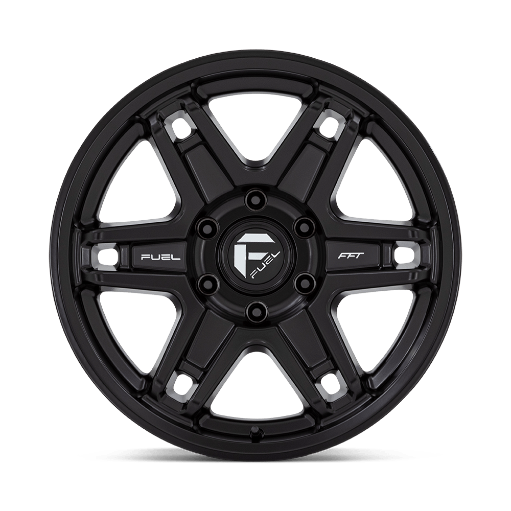 Fuel Wheels | SLAYER Front View Black