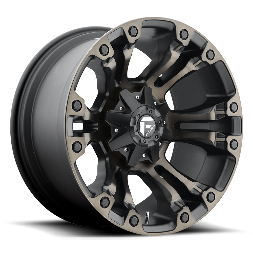 Fuel Wheels | VAPOR | MATTE BLACK DOUBLE DARK TINT