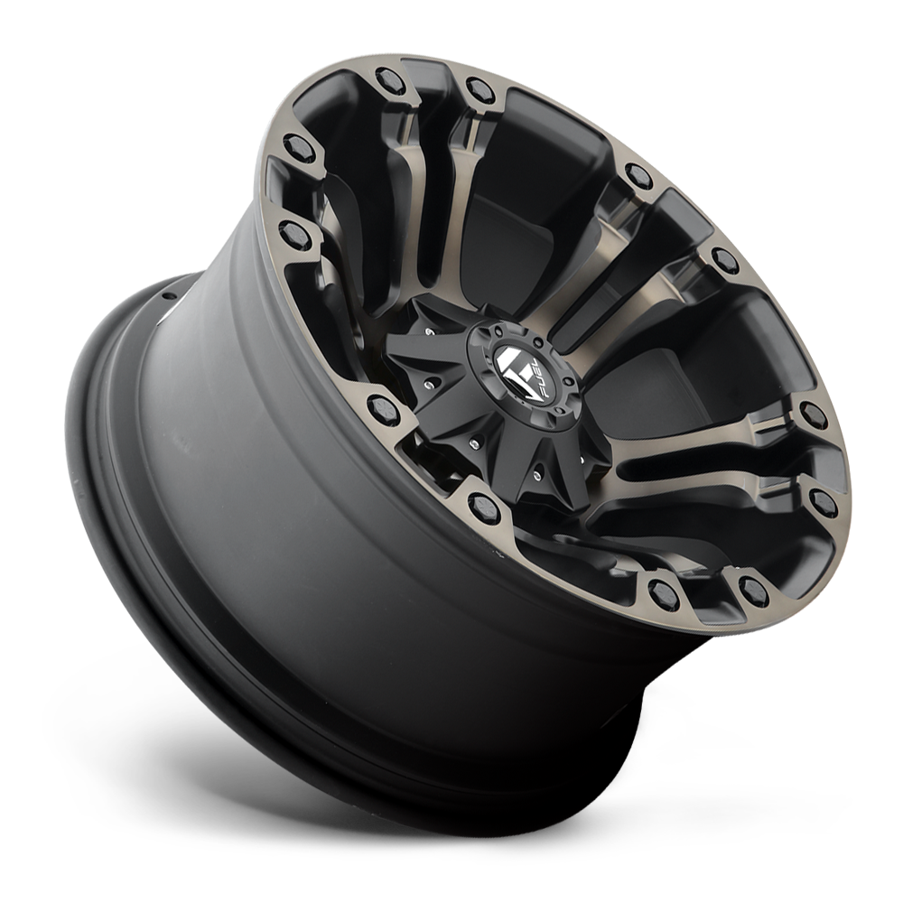 Fuel Wheels | VAPOR | MATTE BLACK DOUBLE DARK TINT