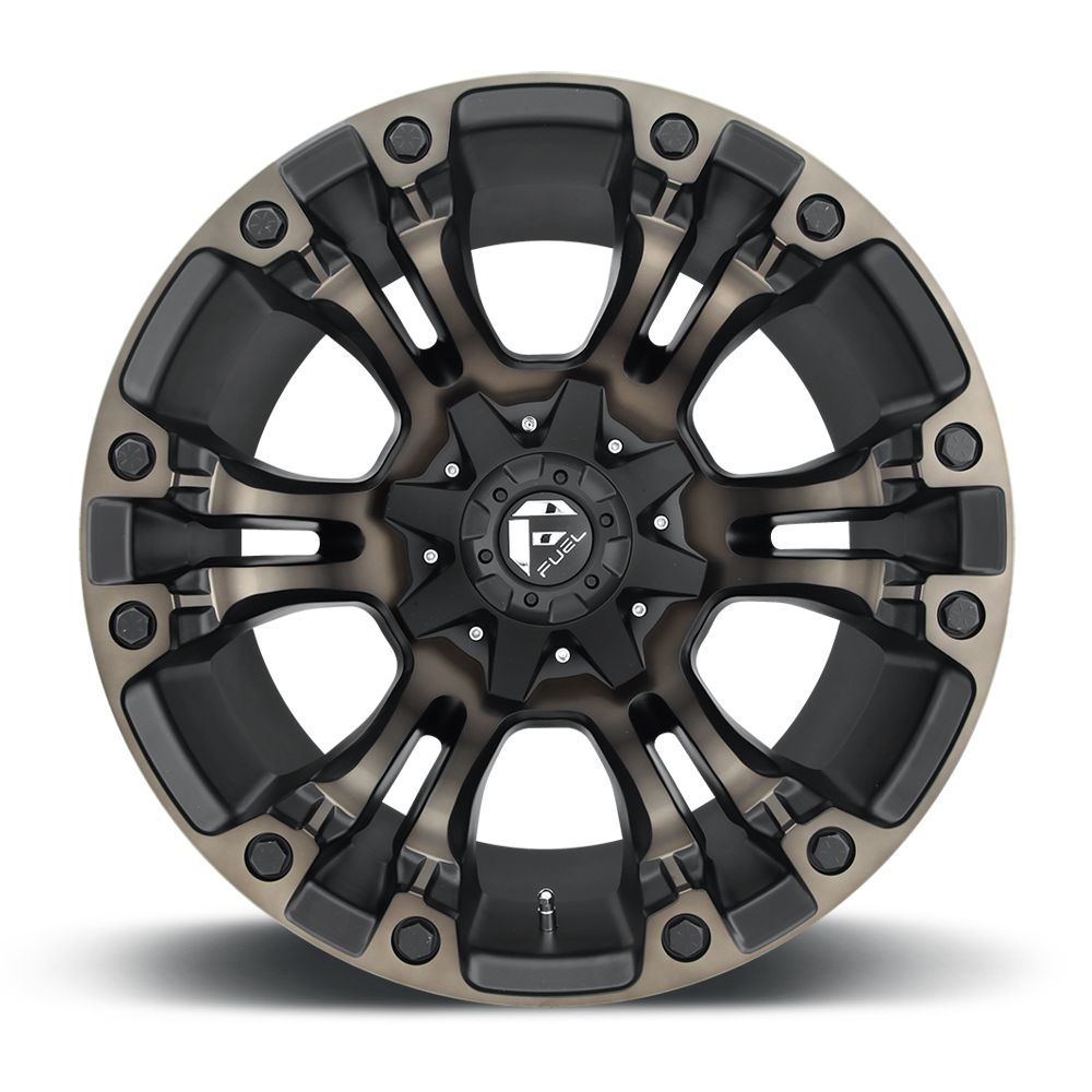 Fuel Wheels | VAPOR | MATTE BLACK DOUBLE DARK TINT