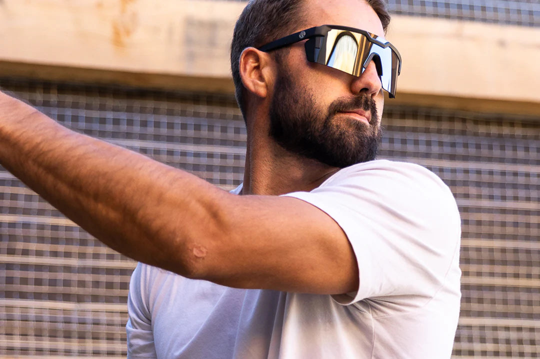 Future Tech | Black Frame - Silver Lens