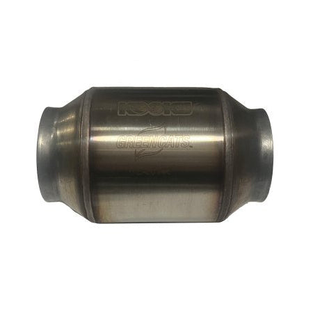 3" Kooks H.O. GREENCATS Catalytic Converter 7" Long Certified to EPA Standards Front View