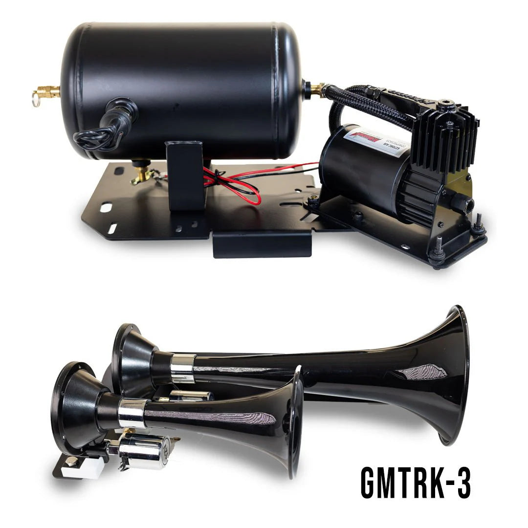 GM Direct Fit Train Horn Kit with Model 220 Dual Train Horns