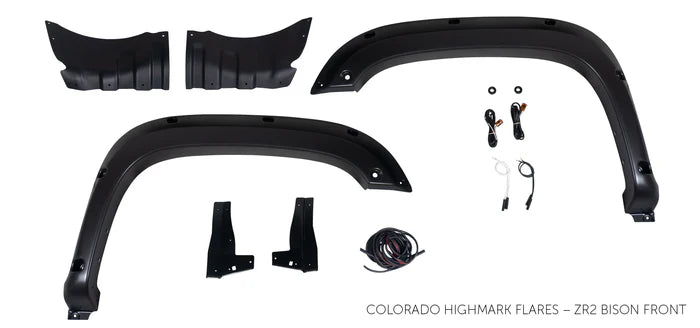 AEV HighMark Fender Flares for 2017-2022 Colorado ZR2 & ZR2 Bison