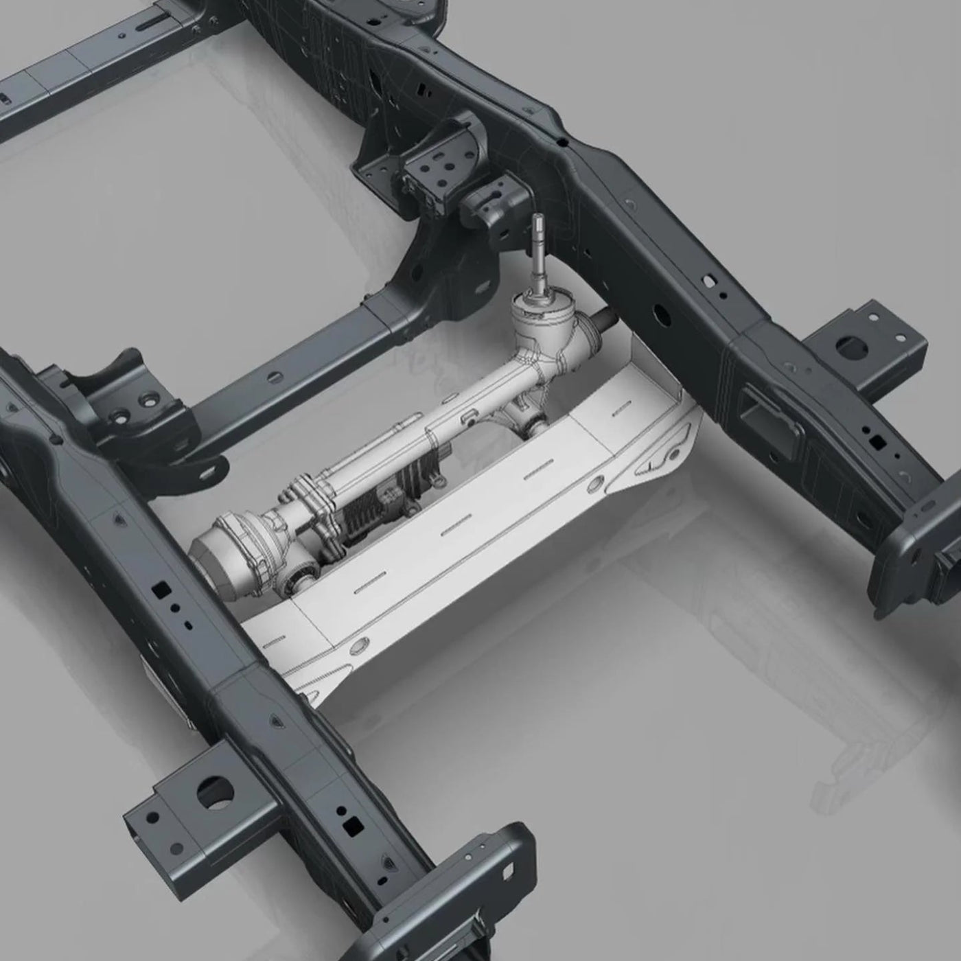 FORD RAPTOR GEN1/GEN2 & 2009+ F150 HEAVY DUTY FRONT A-ARM CROSSMEMBER Front View