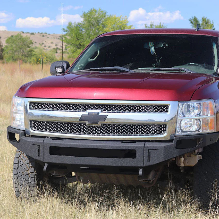 2008-2013 CHEVY SILVERADO 1500 OCTANE FRONT WINCH BUMPER Front View