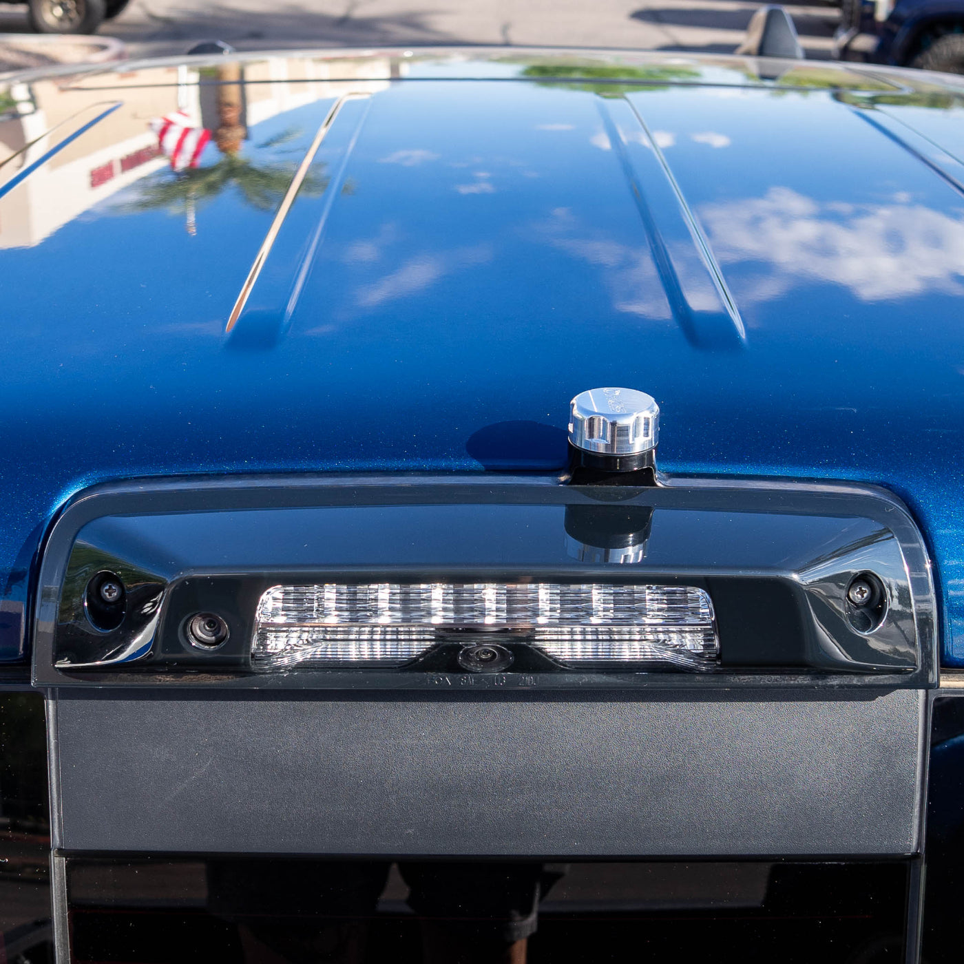 SDHQ Built Billet Aluminum NMO Antenna Rain Cap installed 