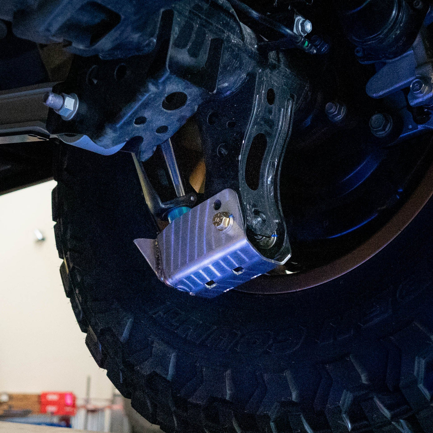 SDHQ Built 2024+ GX550 Rear Shock Guards installed 