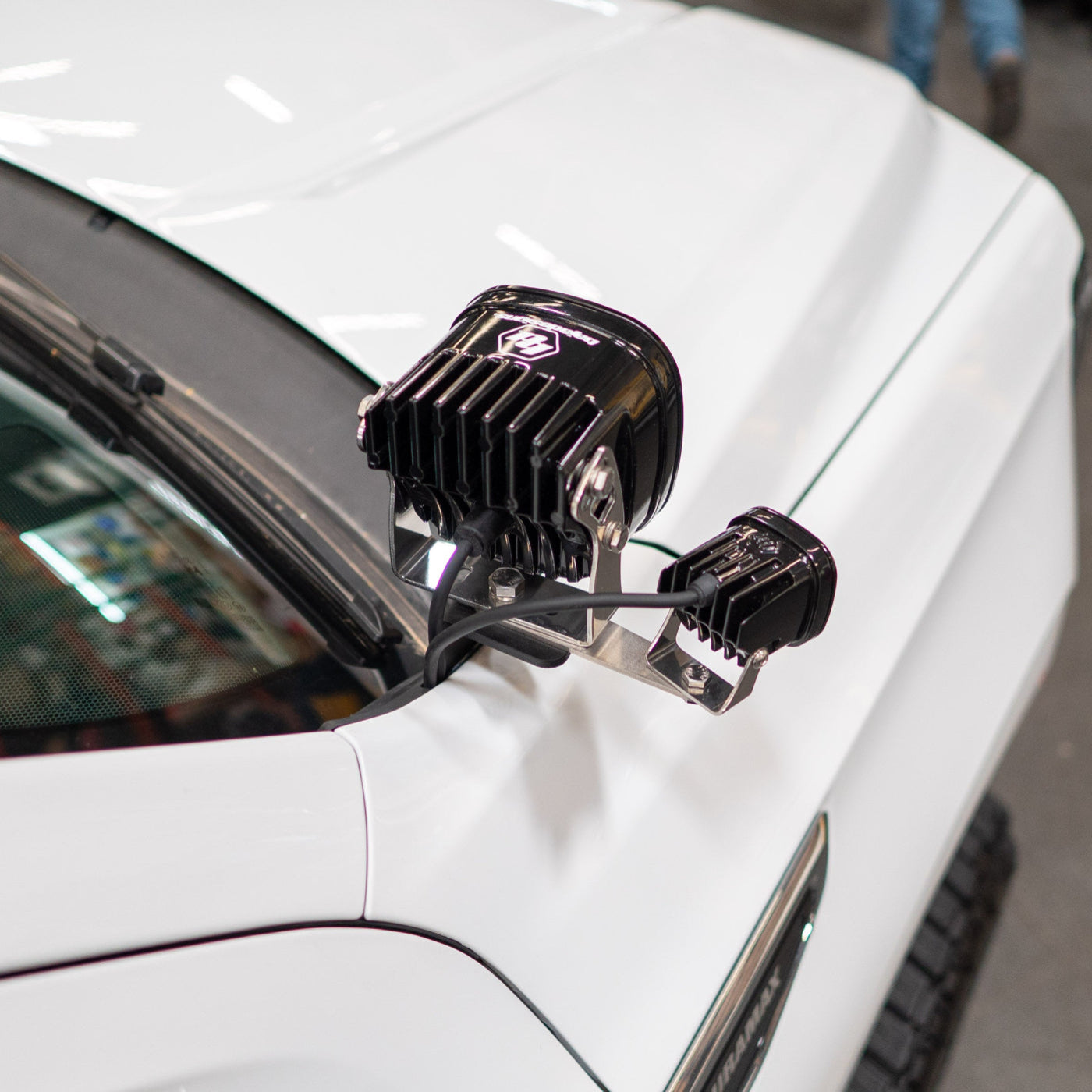 SDHQ Built 2021-2025 Tahoe/Suburban A-Pillar Light Mounts installed 