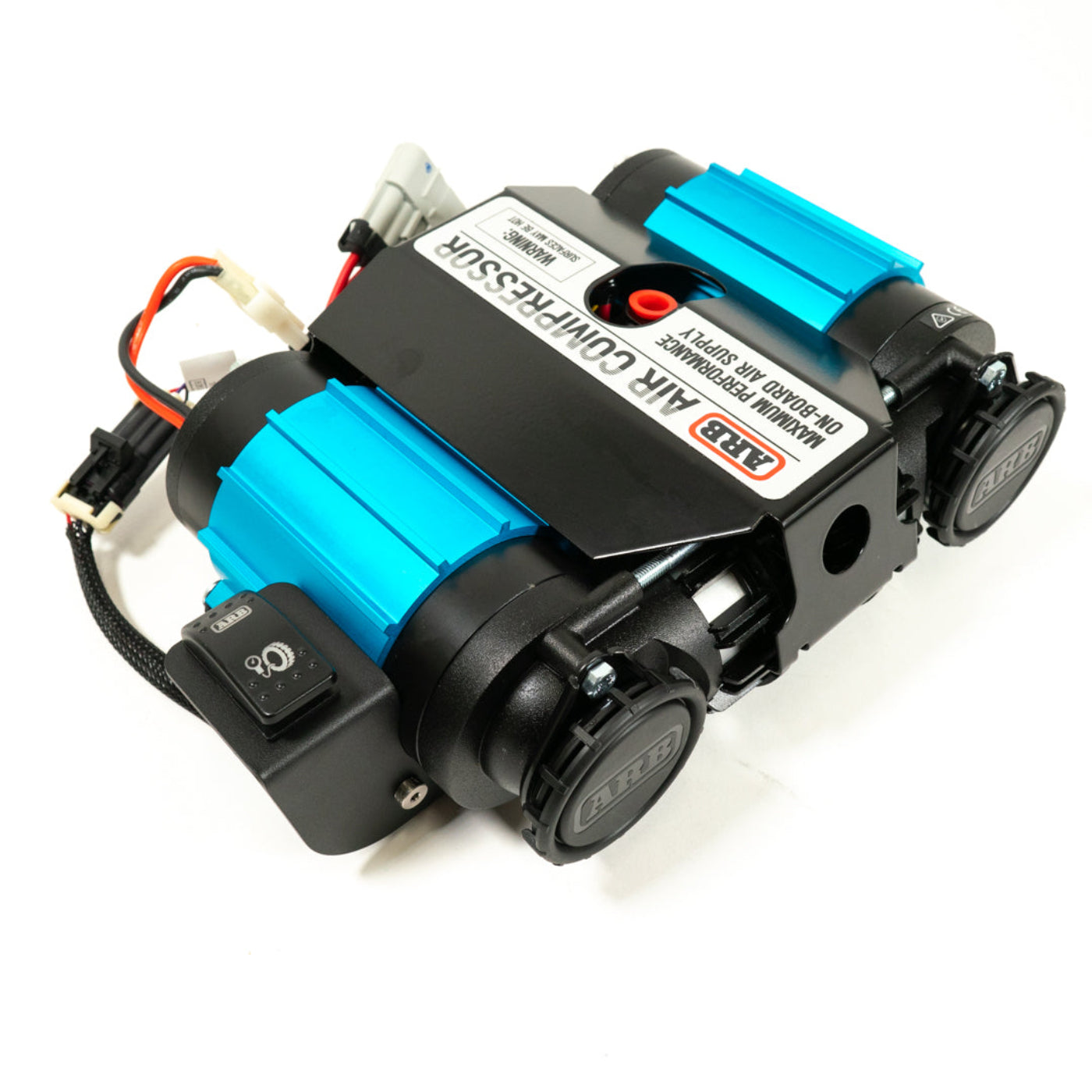SDHQ Built ARB Twin Compressor Switch Mount Kit with S1 Harness  installed 