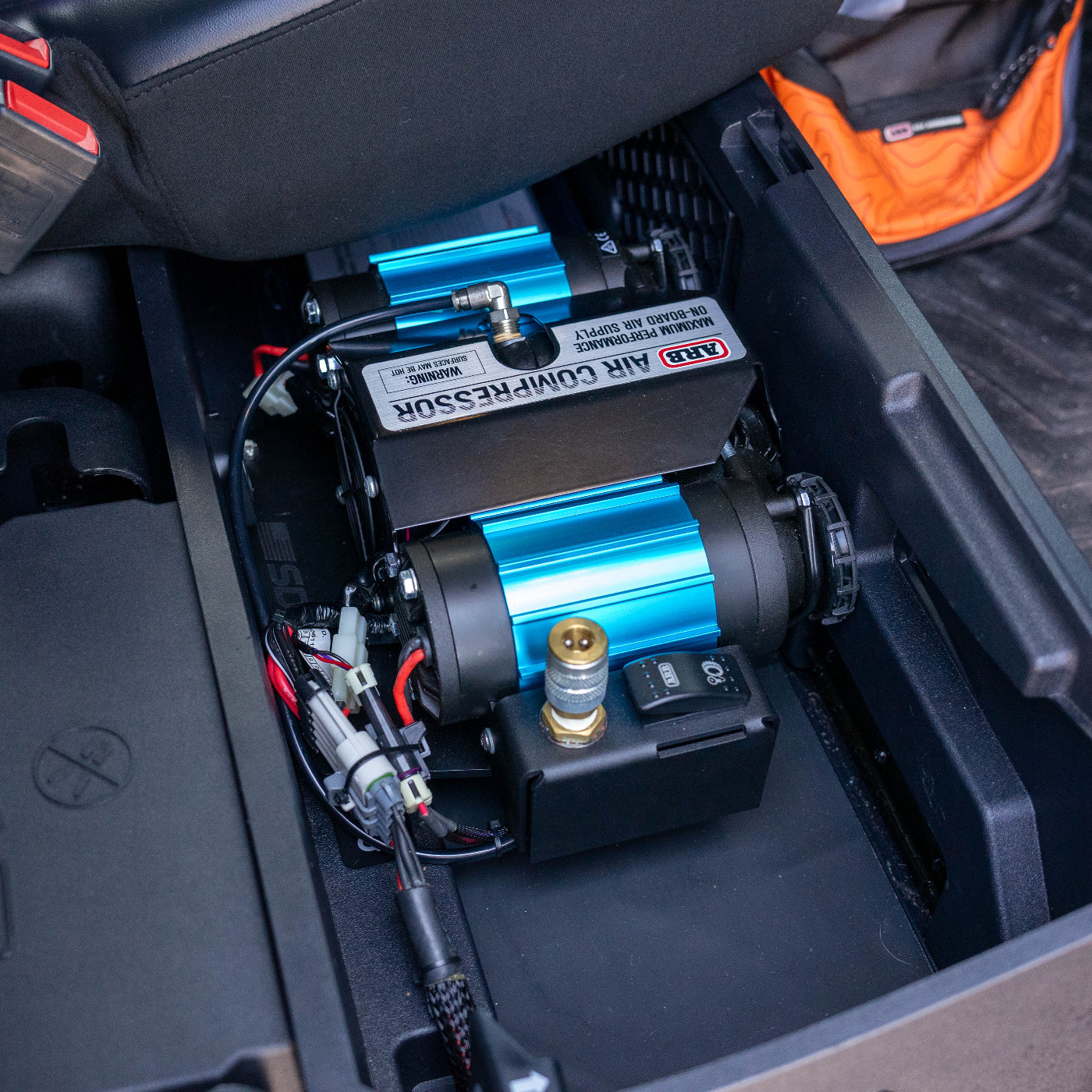 2017-2025 F250/F350/F450 ARB Air Compressor Mount installed 