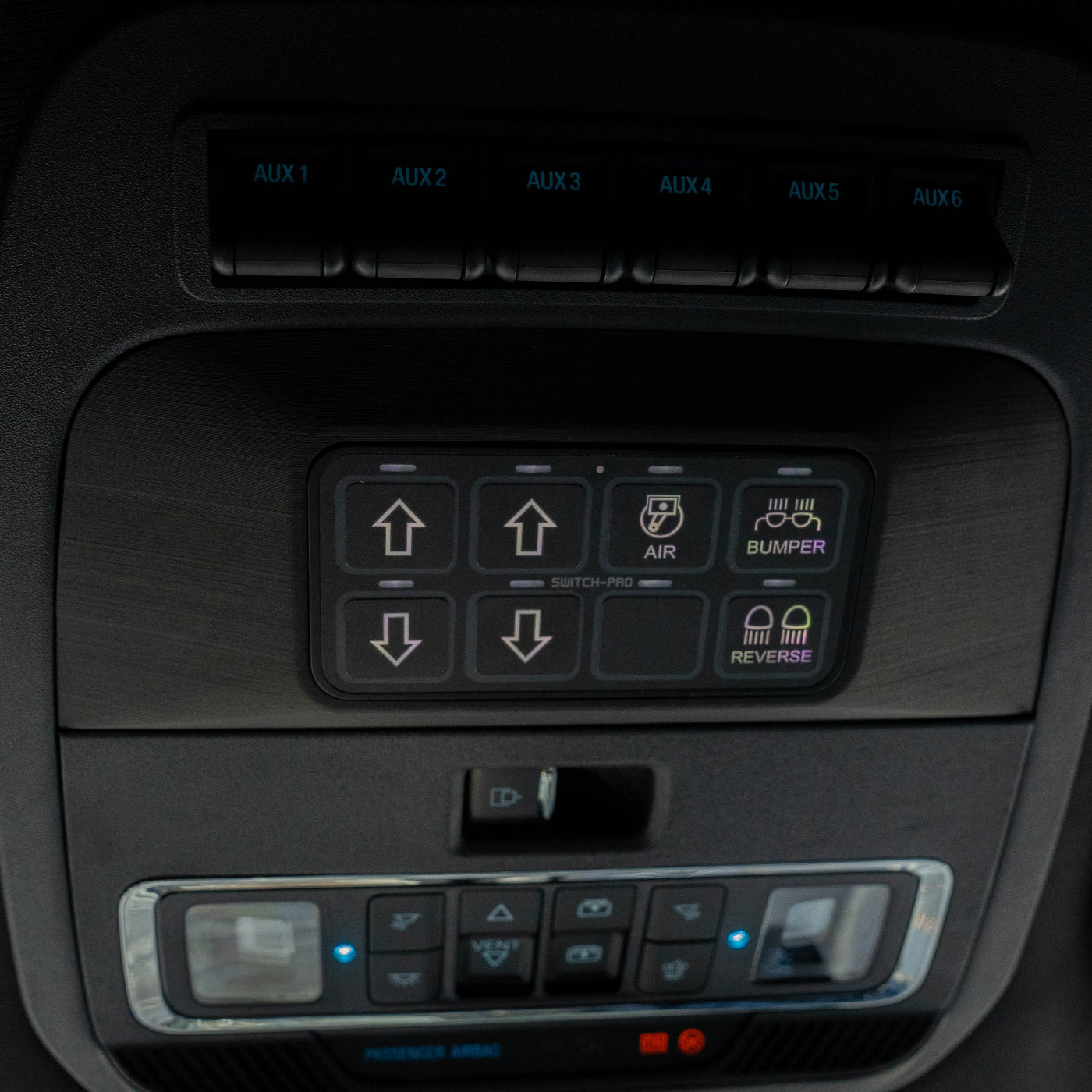 2023-2025 Ford F250/F350 SDHQ Built 3D Printed Sunglass Keypad Mount Conversion installed