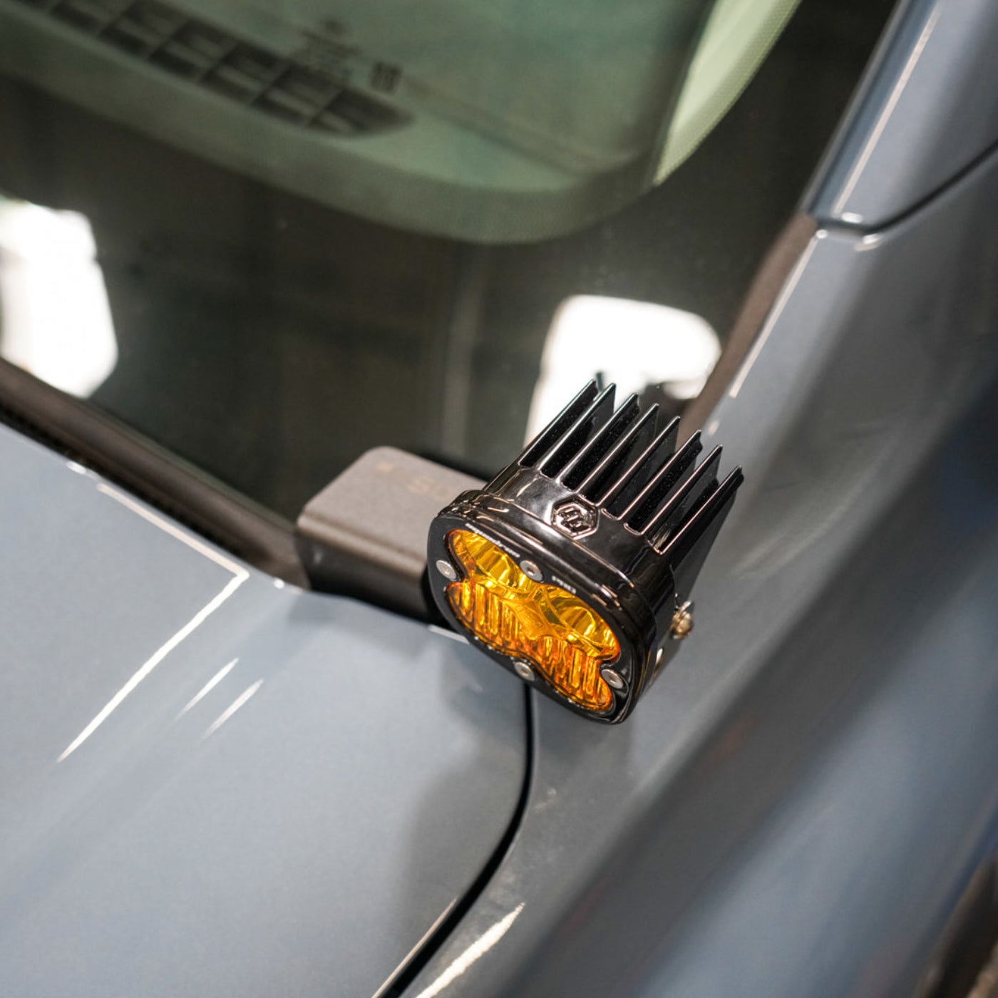 '24-25 Ford Ranger/Ranger Raptor A-Pillar Light Mounts installed 