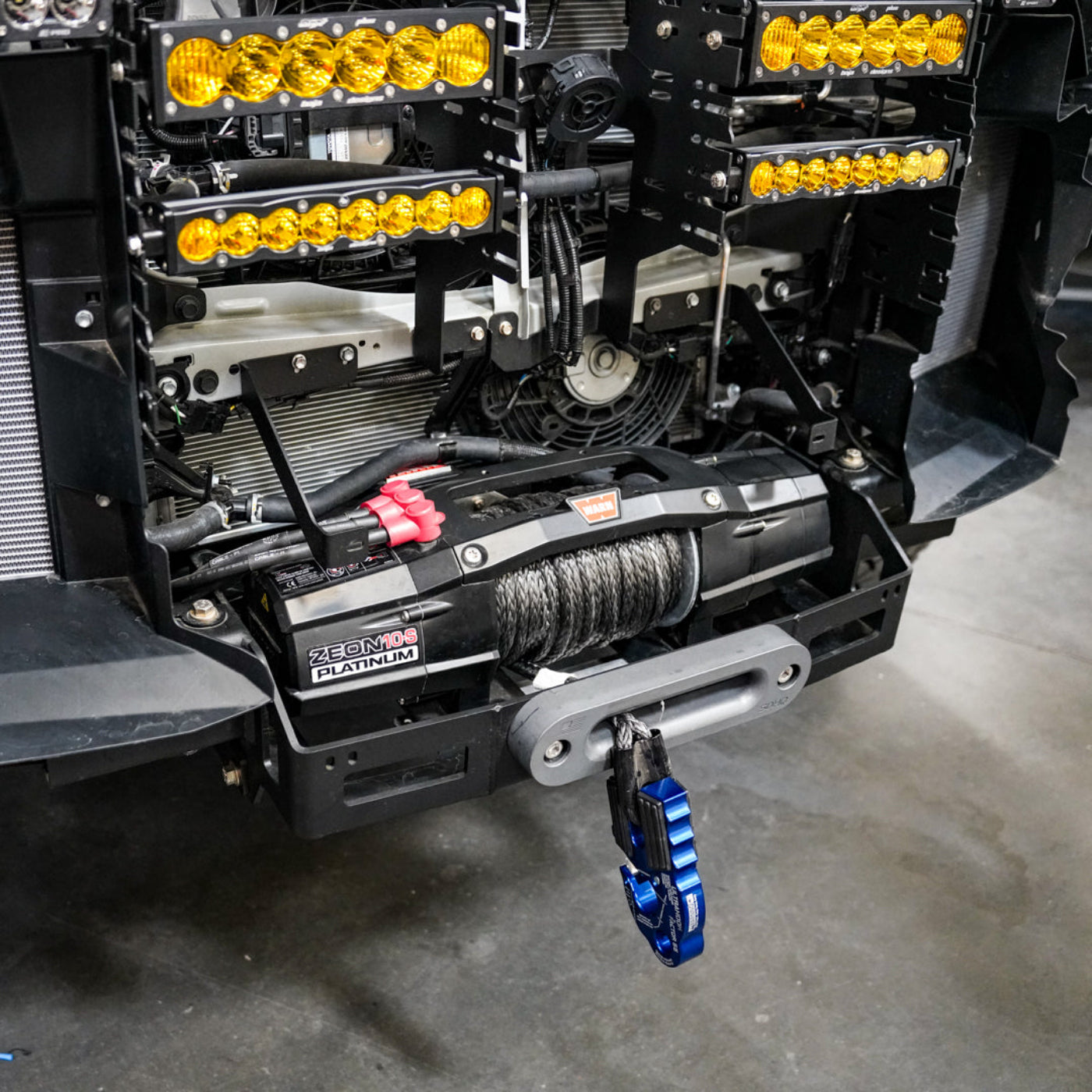 '23-24 Toyota Sequoia SDHQ Built Hidden Winch Mount installed 