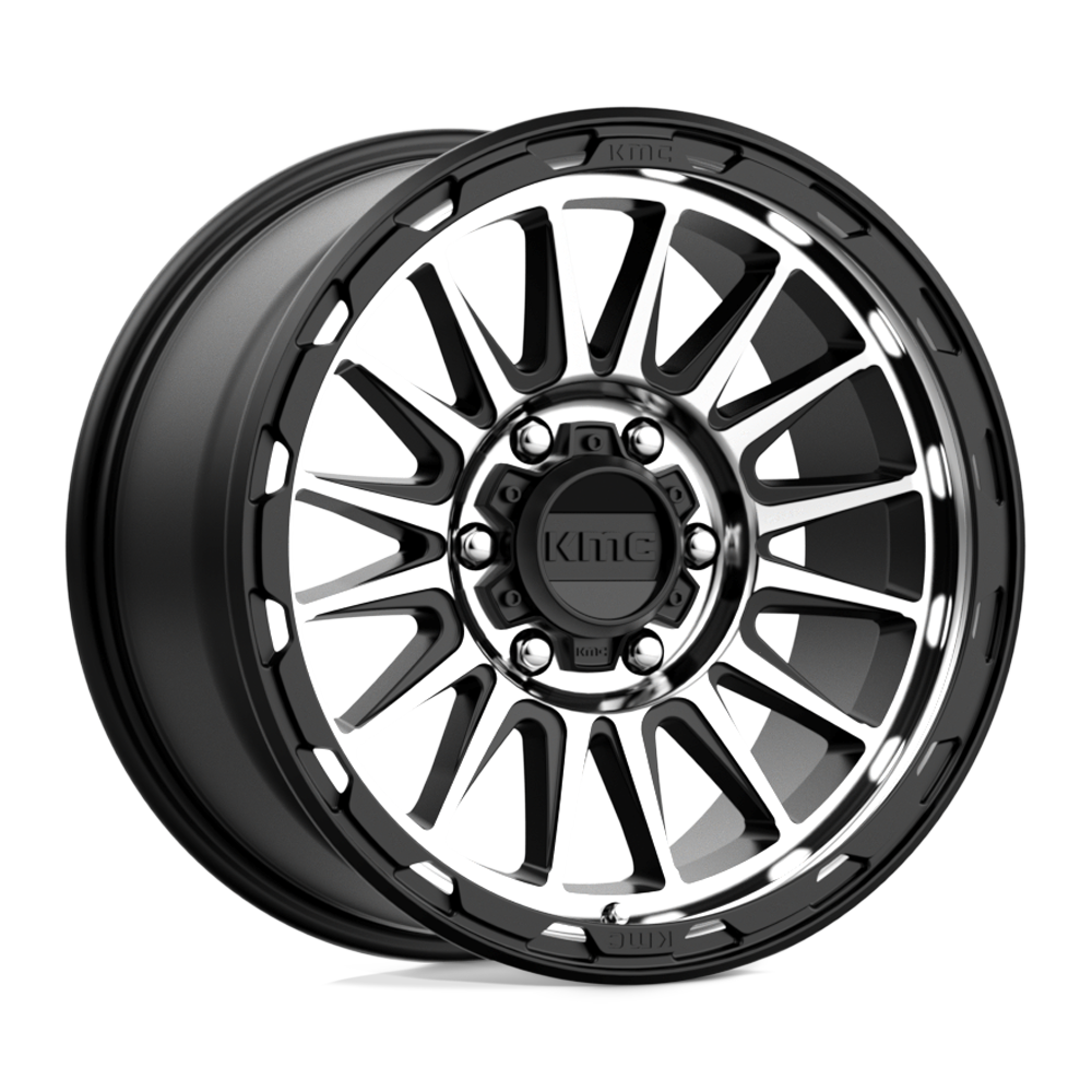 KMC WHEELS | IMPACT Front View Silver