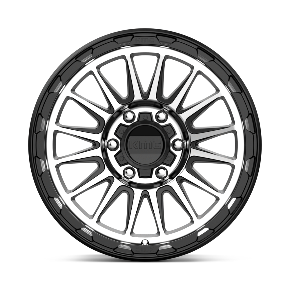 KMC WHEELS | IMPACT Front View Silver