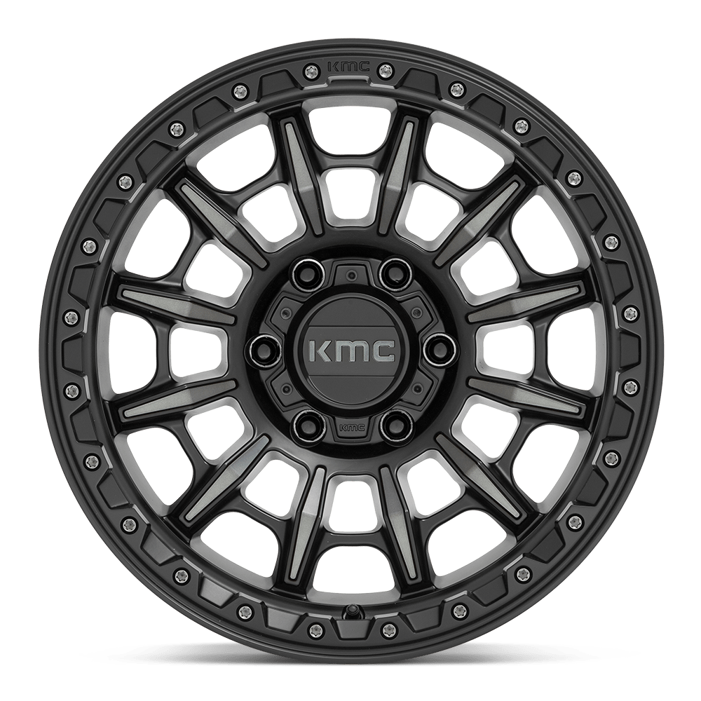 KMC WHEELS | CARNAGE Front View Black
