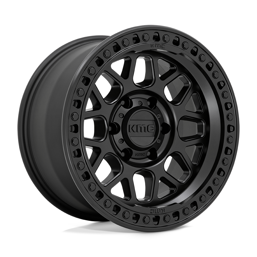 KMC WHEELS | GRS | MIDNIGHT BLUE W/ GLOSS BLACK LIP | SATIN BLACK