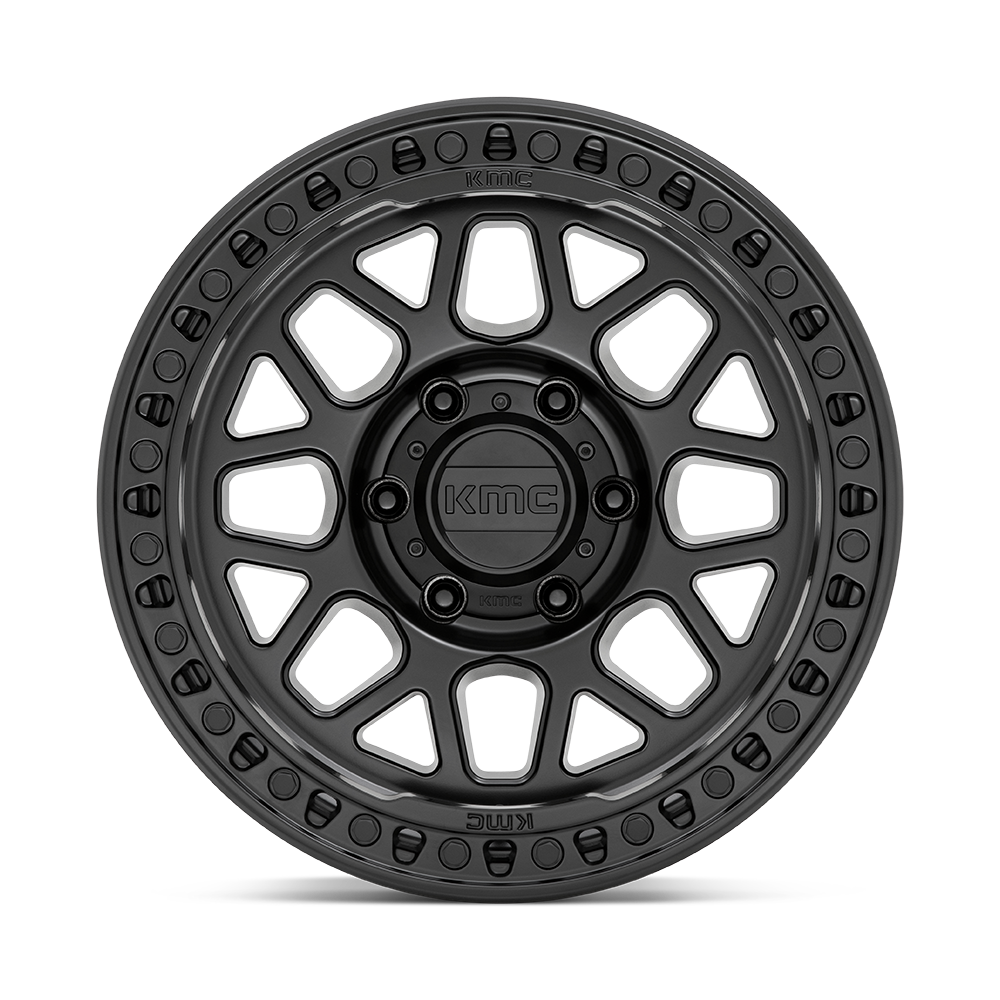 KMC WHEELS | GRS | MIDNIGHT BLUE W/ GLOSS BLACK LIP | SATIN BLACK
